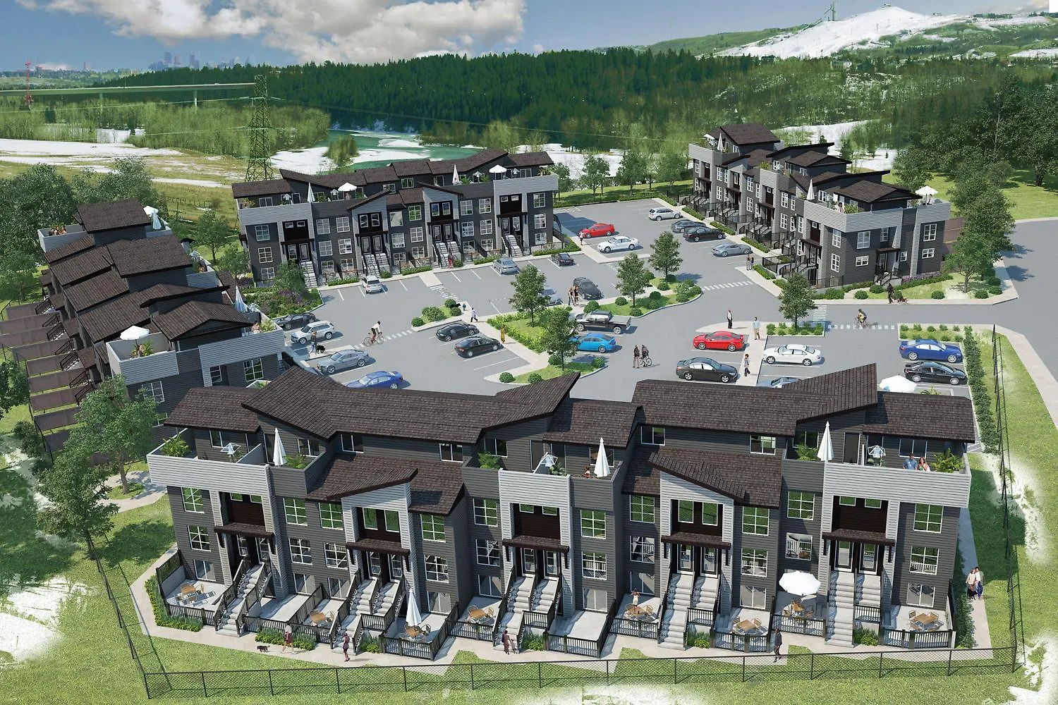 Stylish & Comfy Mountain Escape King Bed Ps5! Appartement YYC